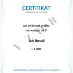 VZOR certifik&aacute;tu ADOL &scaron;kolen&iacute;